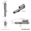 Mini Track Linear Actuators